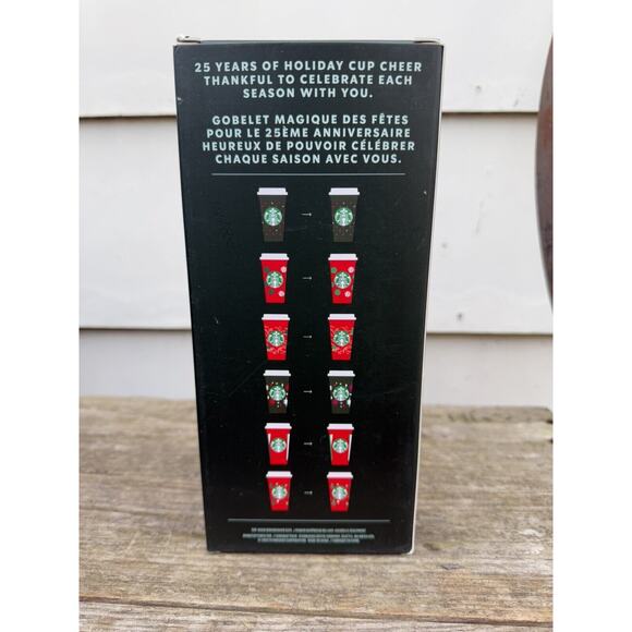 NEW Starbucks 2022 Holiday Color Changing Reusable Hot Cups 6-Pack 16oz w/Lids - Picture 3 of 4